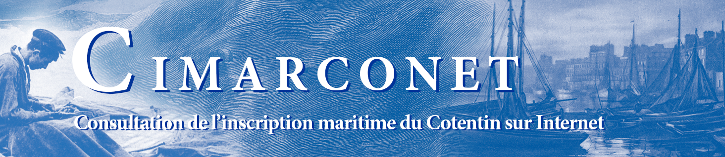 Cimarconet : Consultation de l’inscription maritime du Cotentin sur internet