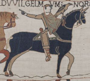 Gui de Ponthieu chevauchant une mule - scène 13